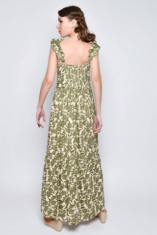 Vestido comprido - Verde -  e 