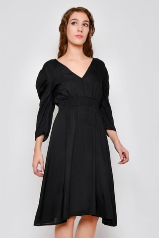Vestido midi 
Preto - 