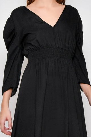 Vestido midi 
Preto - 
