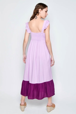 Vestido comprido - Malva - Violeta