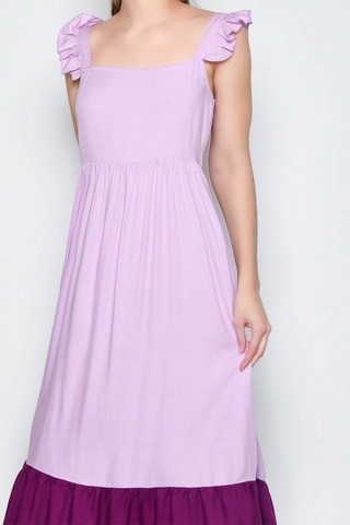 Vestido comprido - Malva - Violeta