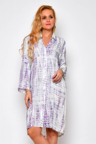 Vestido-camisa Branco - Branco