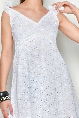 Vestido estilo patinadora - Branco - 