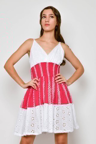 Vestido evasê Coral - 