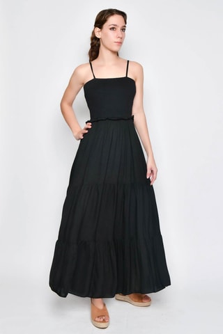 Vestido comprido - Preto - 
