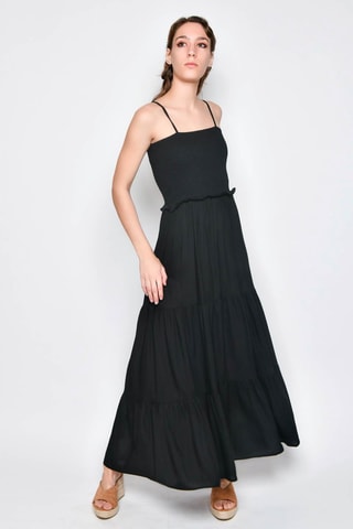 Vestido comprido - Preto - 