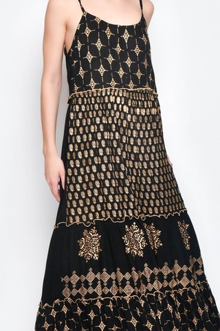 Vestido comprido - Preto - Preto