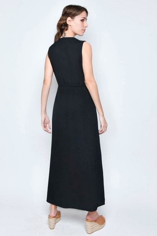 Vestido comprido - Preto - 