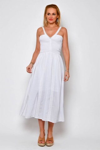 Vestido comprido 
Branco - 