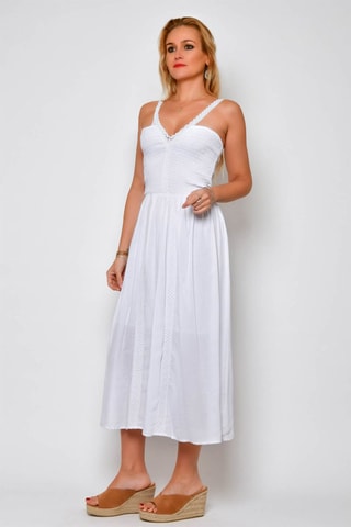 Vestido comprido 
Branco - 