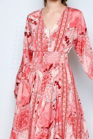 Vestido comprido - Rosa - Rosa