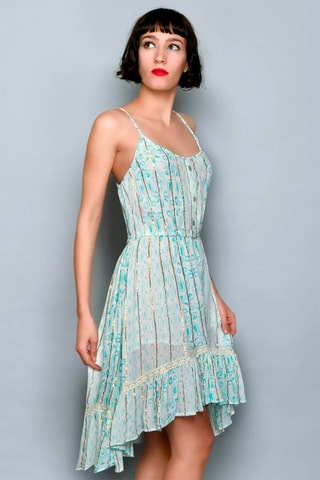 Vestido trapézio Branco - Branco