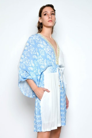 Macacão curto - Azul - 