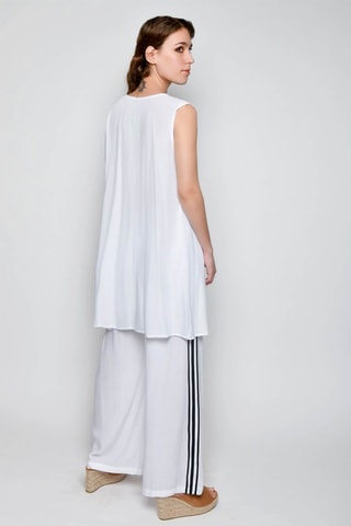 Macacão sem mangas - Branco - 