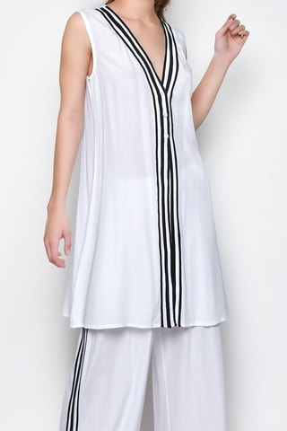 Macacão sem mangas - Branco - 