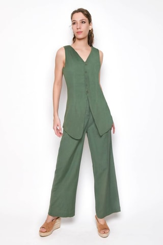 Camisa e calças - Verde -  e 