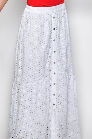 Saia comprida - Branco - 