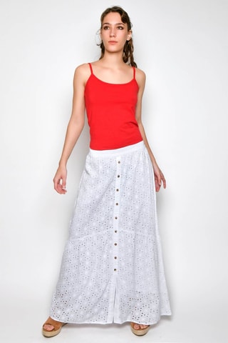 Saia comprida - Branco - 