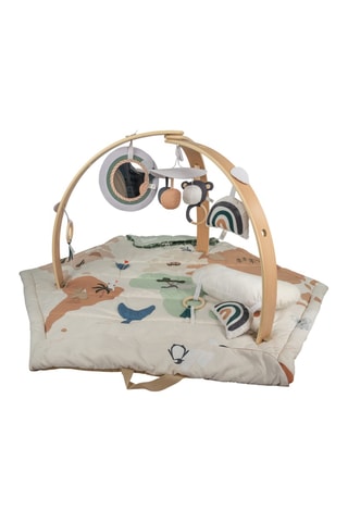 Tapete de jogos em madeira Bianca World - Creme - 100 cm - A partir do nascimento