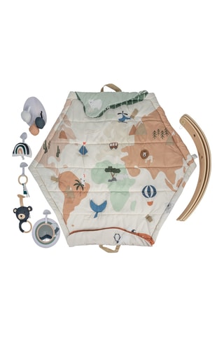 Tapete de jogos em madeira Bianca World - Creme - 100 cm - A partir do nascimento