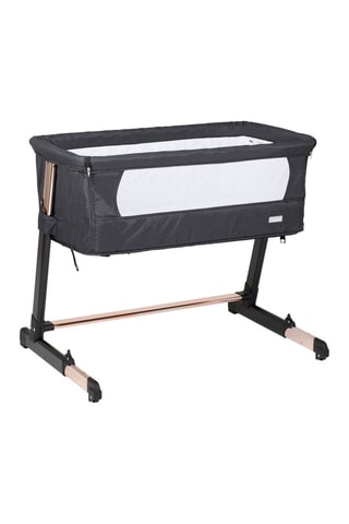Berço co-sleeping Together - Preto e dourado