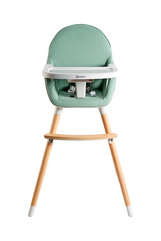 Cadeira alta em madeira Scandi Verde - Desde o nascimento até 3 anos - Até 15 kg