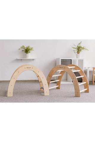 Arco de aprendizagem Woodland em madeira - A partir de 1 ano
