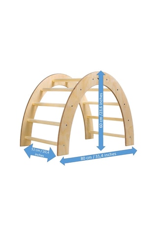Arco de aprendizagem Woodland em madeira - A partir de 1 ano