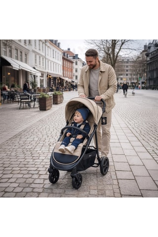 Carrinho de bebé Evolution 3 em 1 - Cinzento - Desde o nascimento - até 22 kg