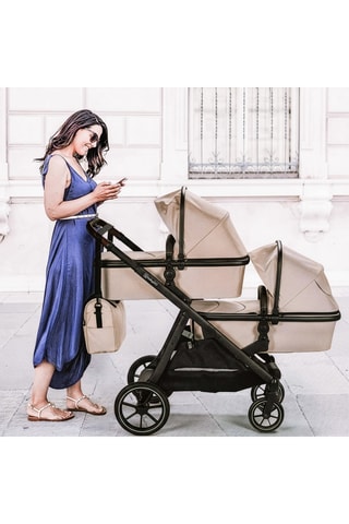 Carrinho de bebé Duo - Bege - Desde o nascimento - até 2 x 22 kg