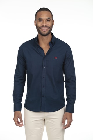 Chemise regular - Bleu marine