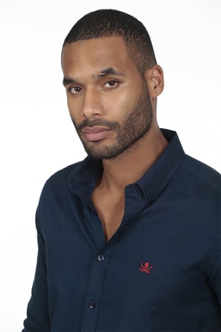 Chemise regular - Bleu marine