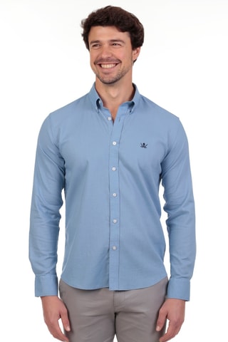 Chemise regular - Bleu