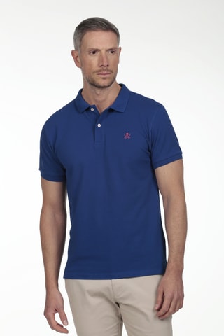 2 polos regular - Marron clair et bleu