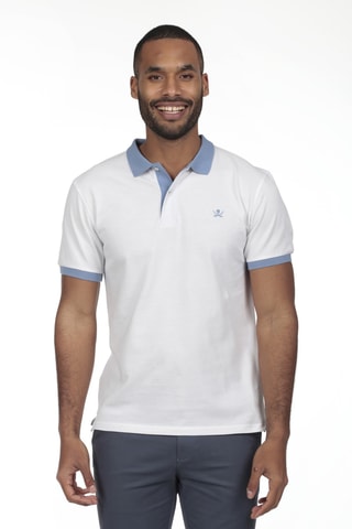 Polo regular - Blanc