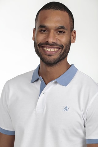 Polo regular - Blanc