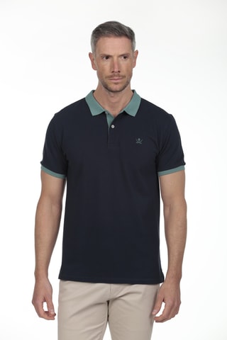Polo regular - Bleu marine