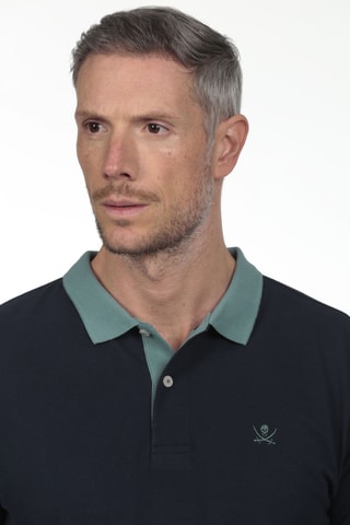 Polo regular - Bleu marine