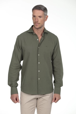 Chemise regular - Vert
