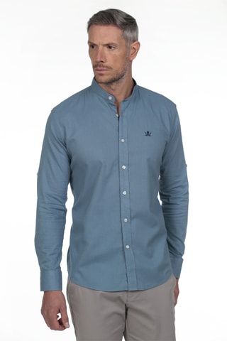 Chemise regular - Bleu