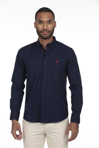 Chemise regular - Bleu marine