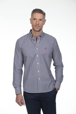 Chemise regular - Bleu marine