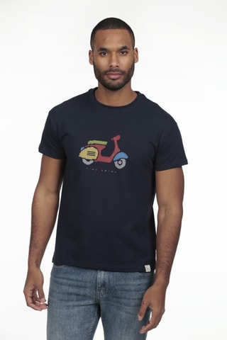 T-shirt regular - Bleu marine