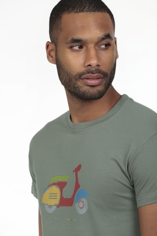 T-shirt regular - Vert