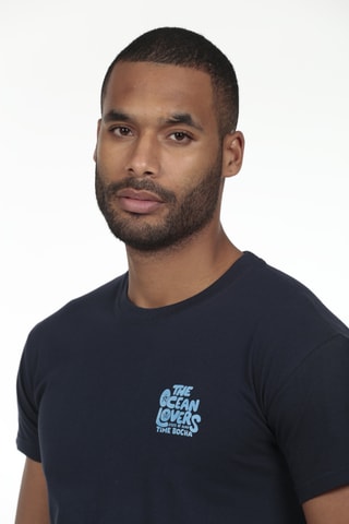 T-shirt regular - Bleu marine