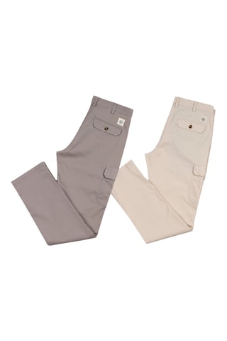 2 pantalons chinos - Gris