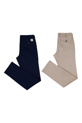 2 pantalons chinos - Bleu marine