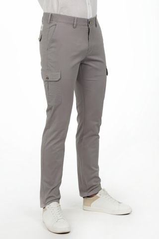 Pantalon cargo - Gris
