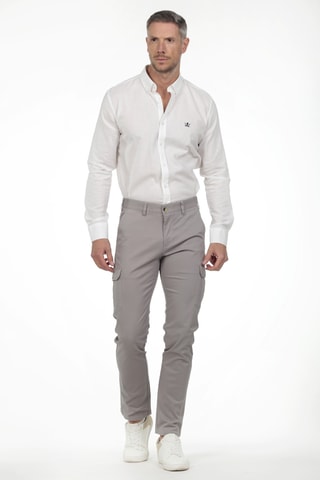 Pantalon cargo - Gris