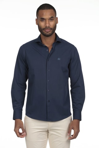 Chemise regular - Bleu marine